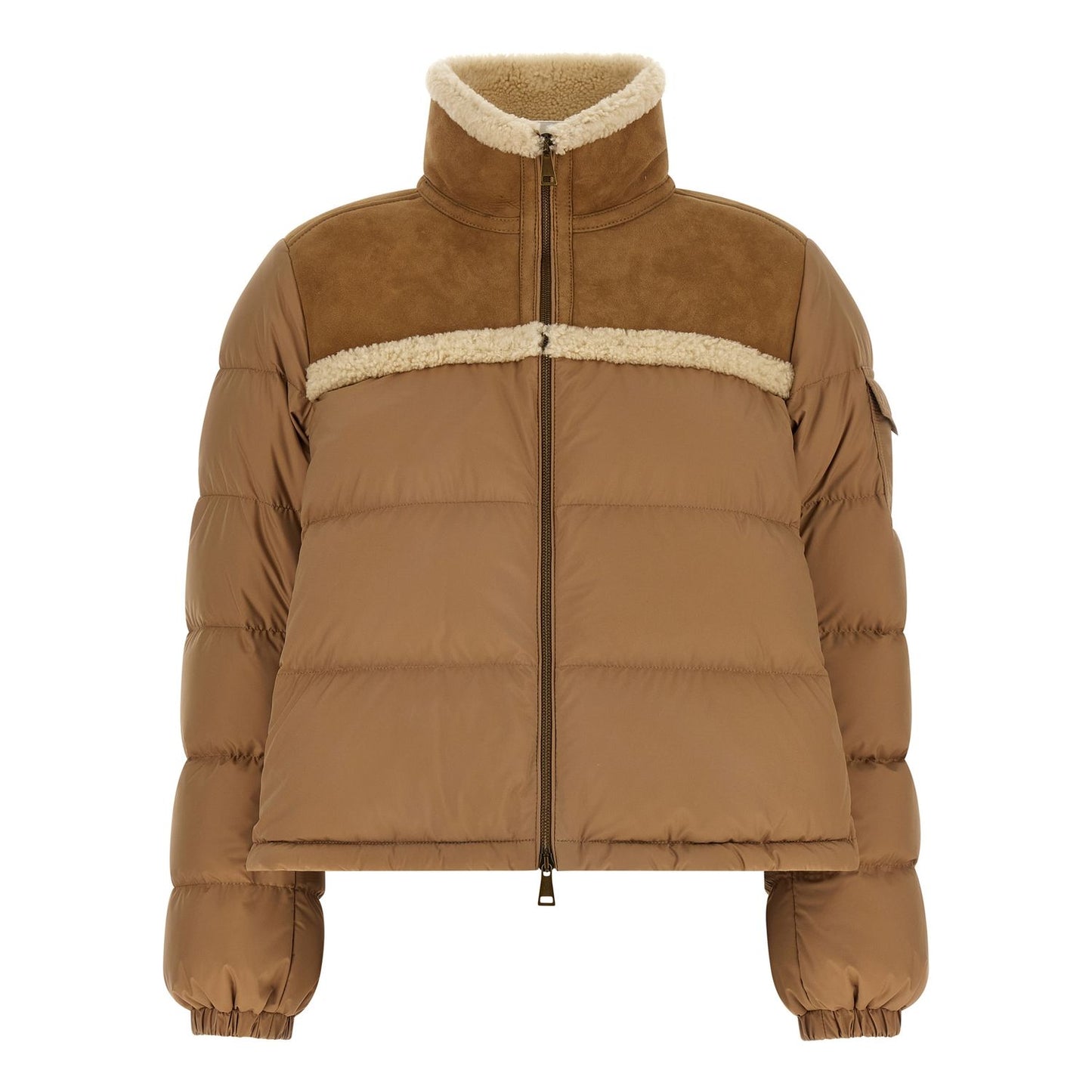 Moncler Beige Polyester Full-Length Jacket