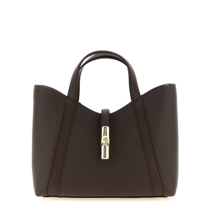Furla Brown Calfskin Tote Bag
