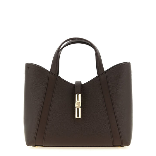 Furla Brown Calfskin Tote Bag