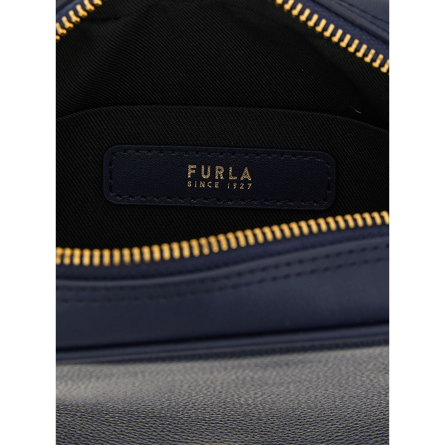 Furla Blue Calfskin Handbag