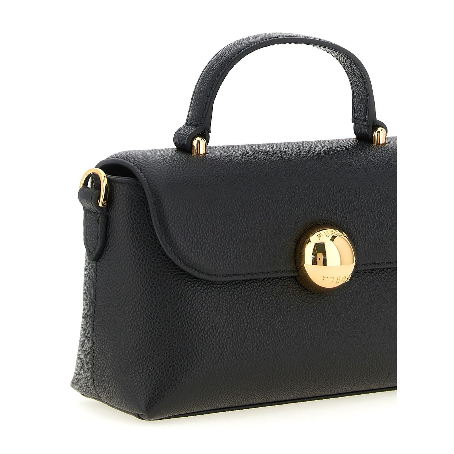 Furla Black Calfskin Handbag
