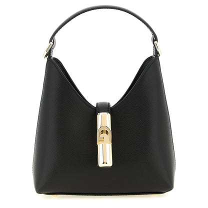 Furla Black Calfskin Handbag