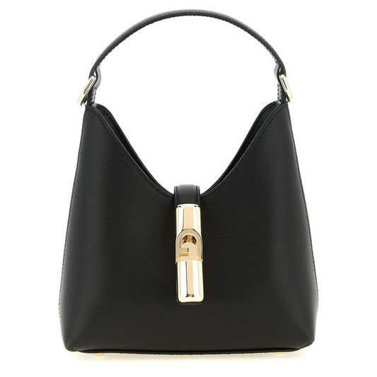 Furla Black Calfskin Handbag