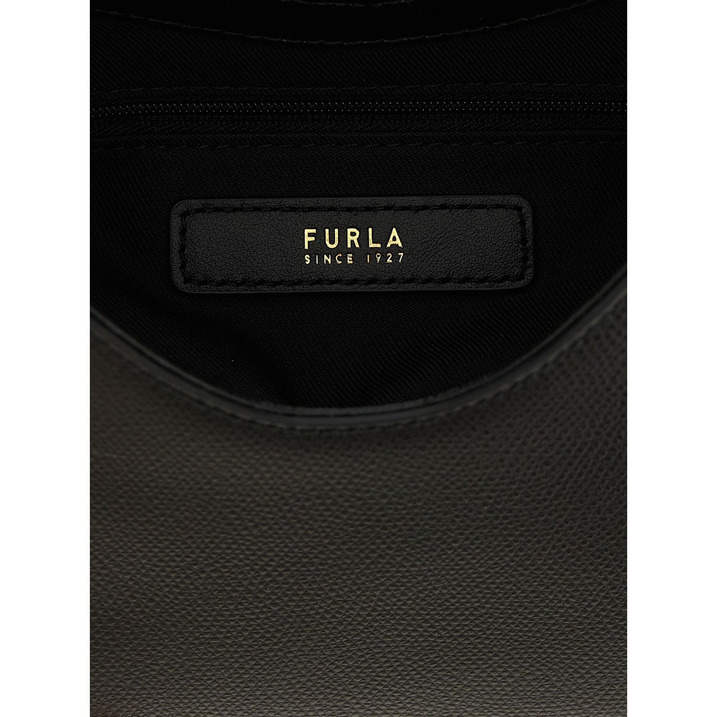 Furla Black Calfskin Handbag