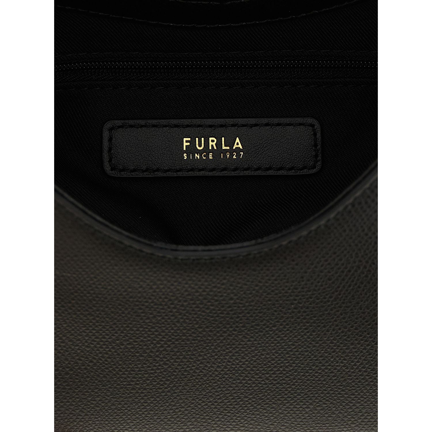 Furla Black Calfskin Handbag