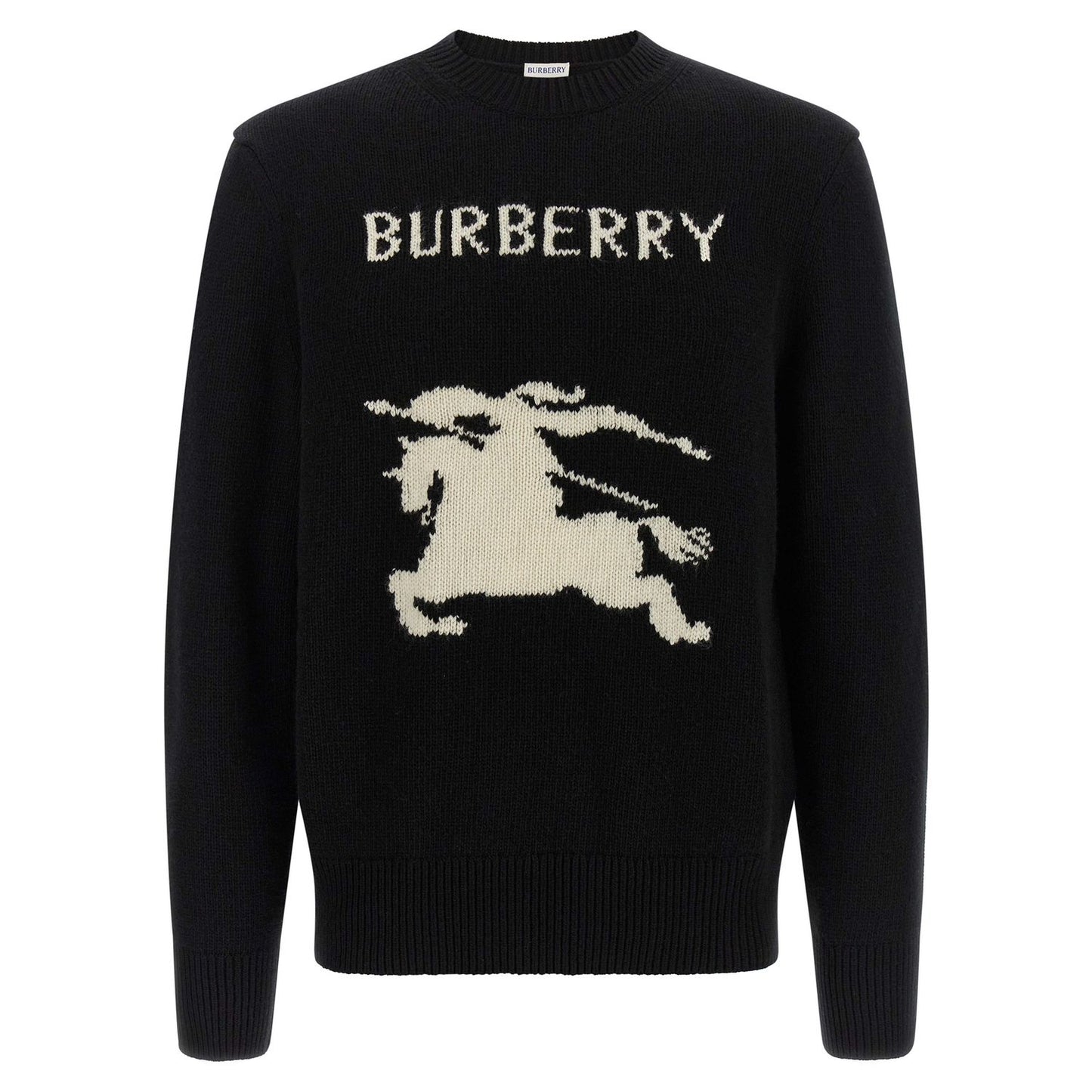 Burberry Black Wool Cardigan