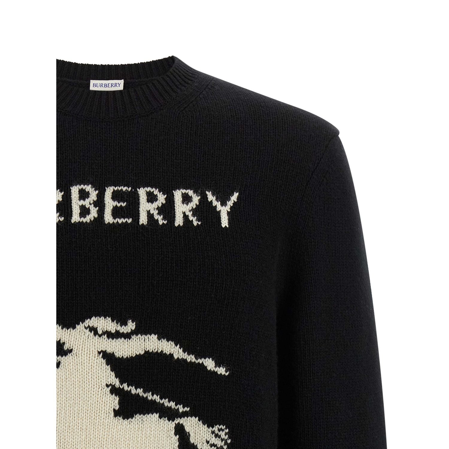 Burberry Black Wool Cardigan