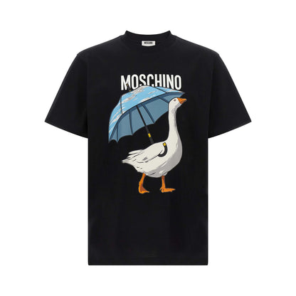 Moschino Black Cotton T-Shirt