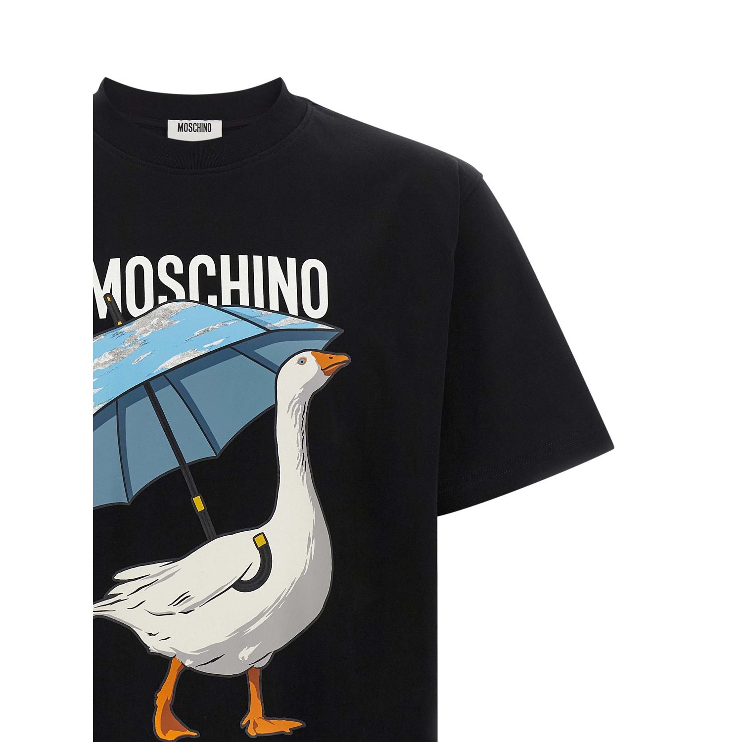 Moschino Black Cotton T-Shirt