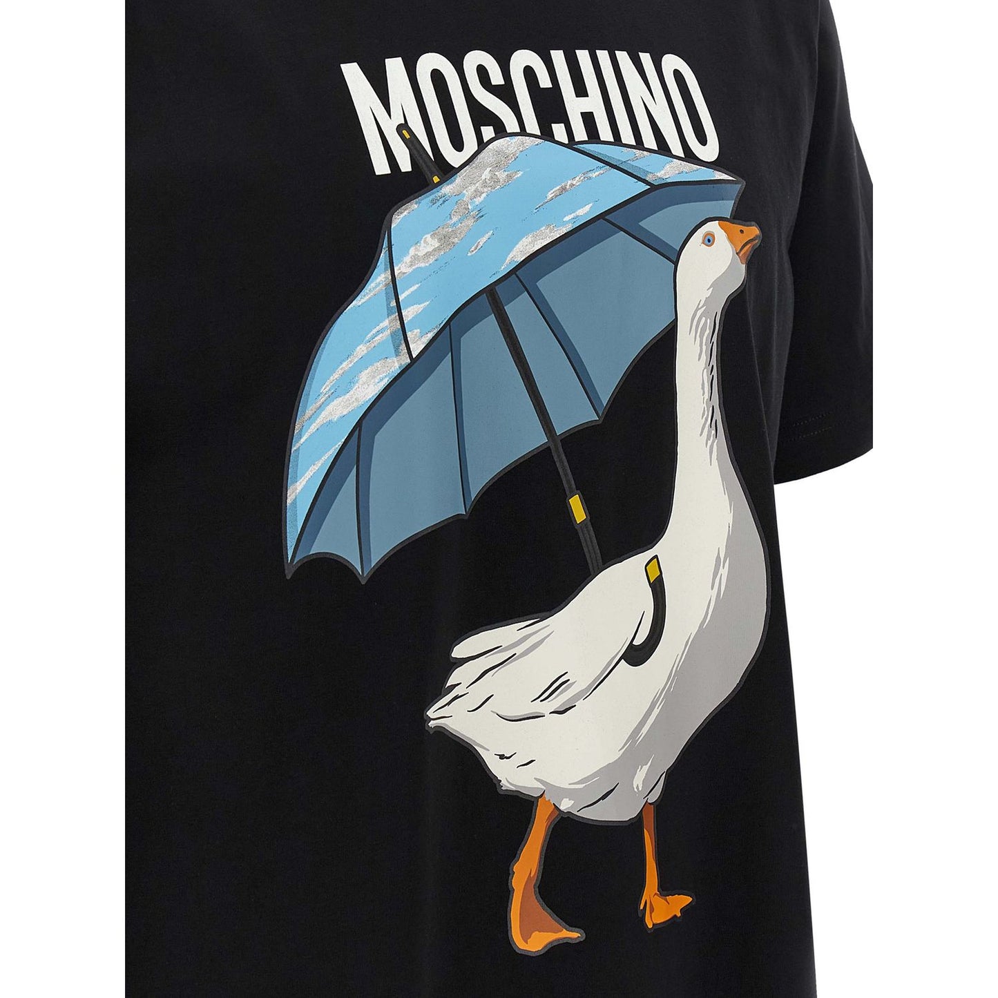 Moschino Black Cotton T-Shirt