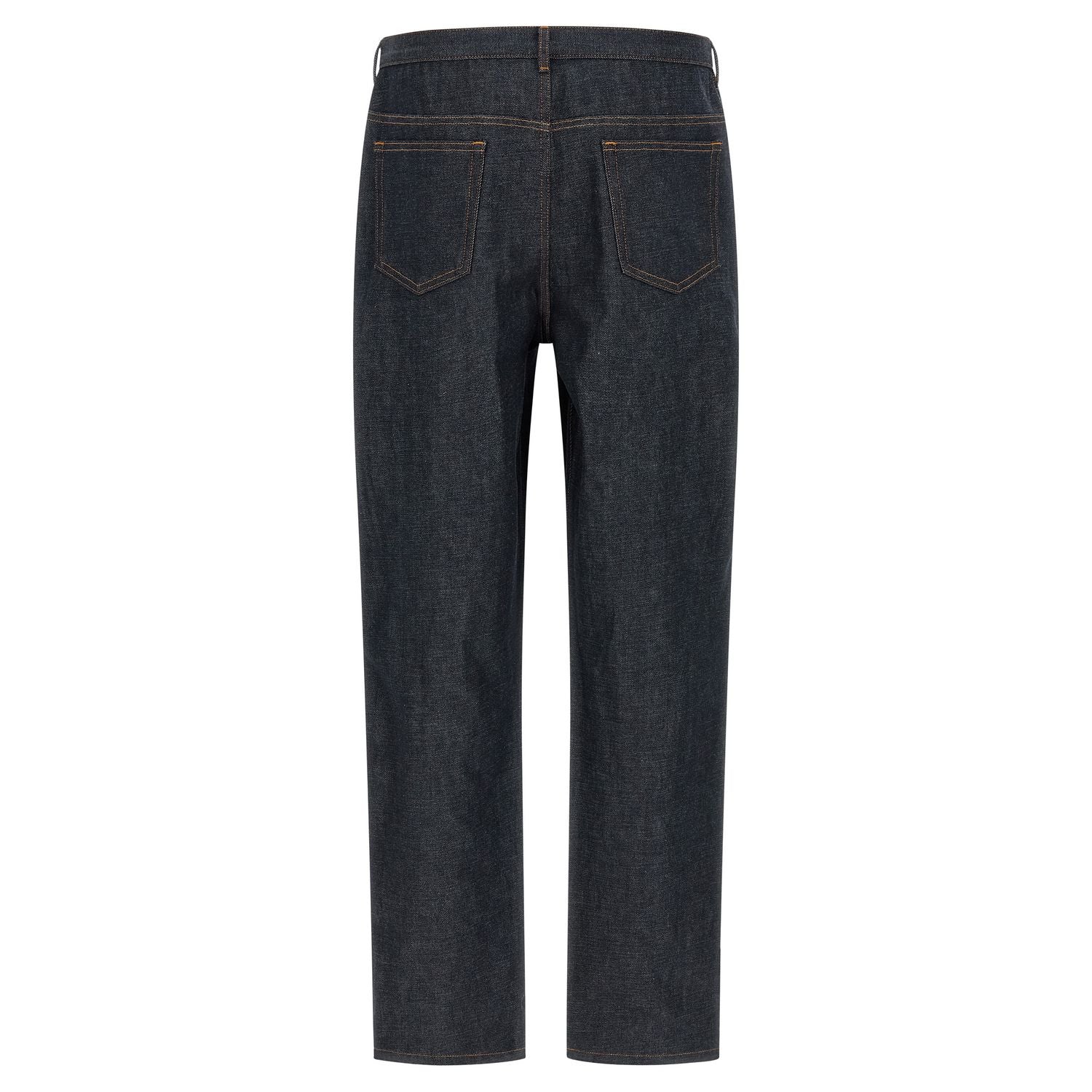 A.P.C. Blue Cotton Relaxed Fit Jeans