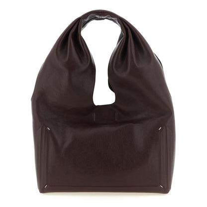 Maison Margiela Bordeaux Lamb Leather Shoulder Bag