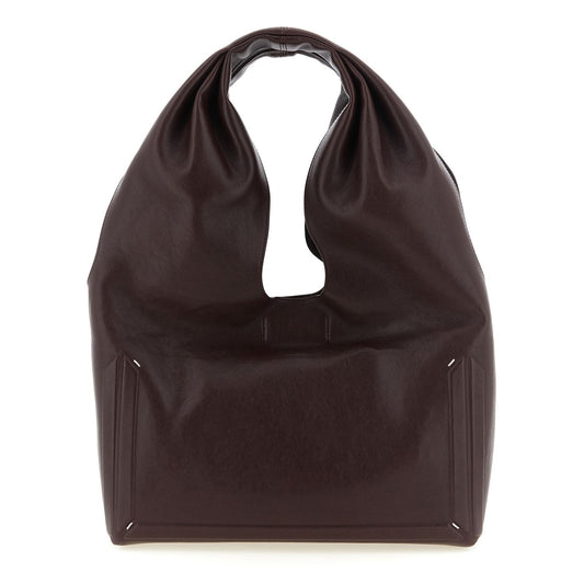 Maison Margiela Bordeaux Lamb Leather Shoulder Bag