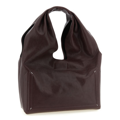 Maison Margiela Bordeaux Lamb Leather Shoulder Bag