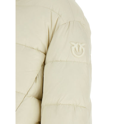 PINKO Beige Polyamide Full-Length Jacket