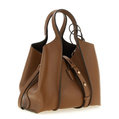 Tod's Brown Calfskin Handbag