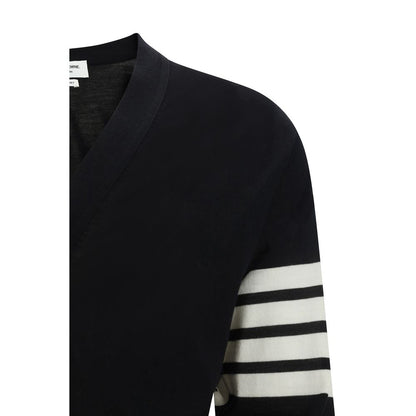 Thom Browne Black Wool Oves Aries Cardigan