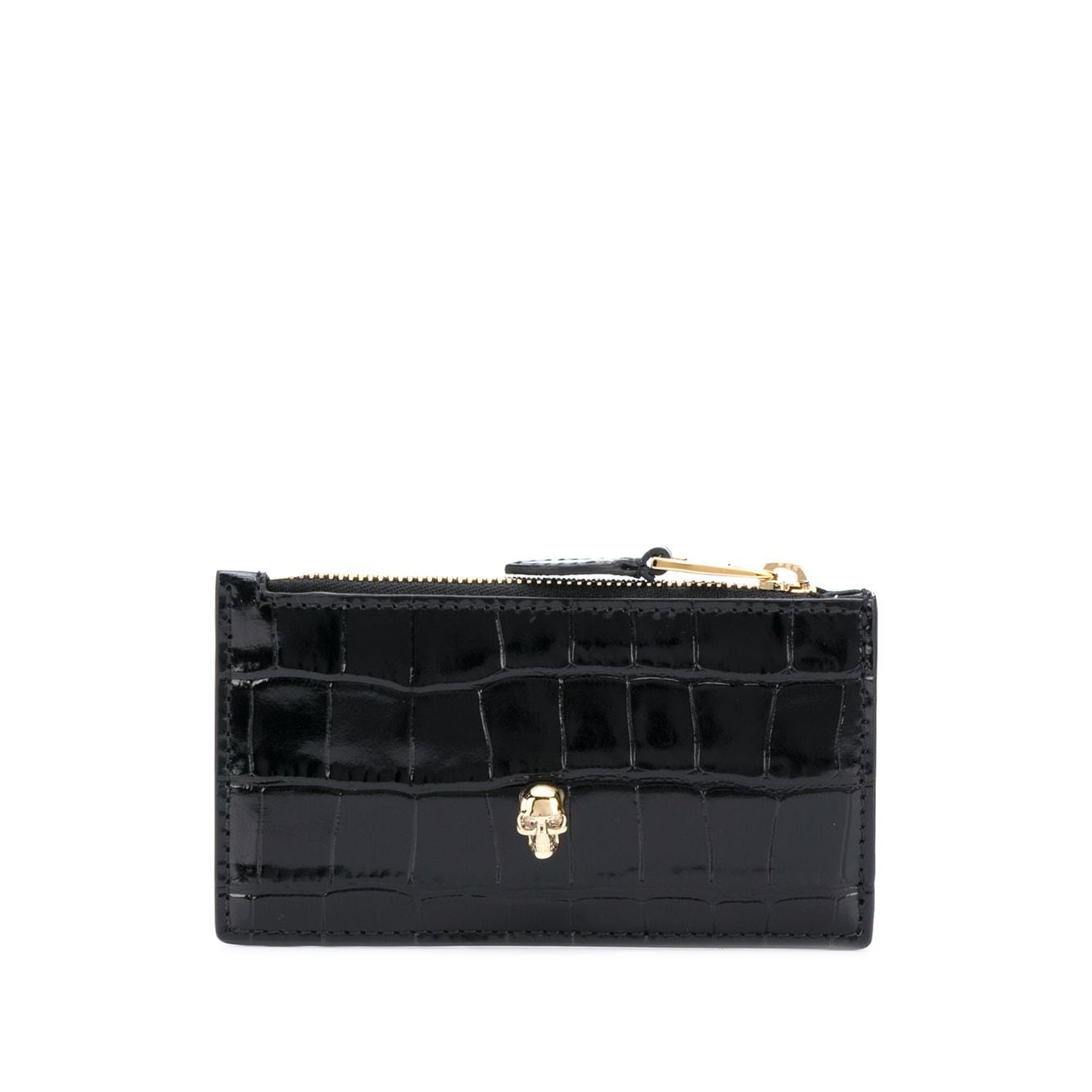 Front view with bag zipped and handles upright.