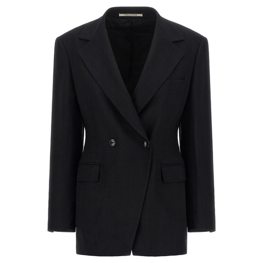Tagliatore Black Viscose Blazer