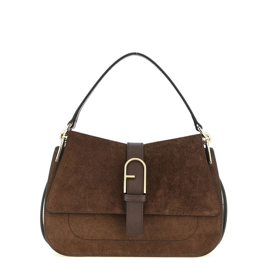 Furla Brown Calfskin Handbag