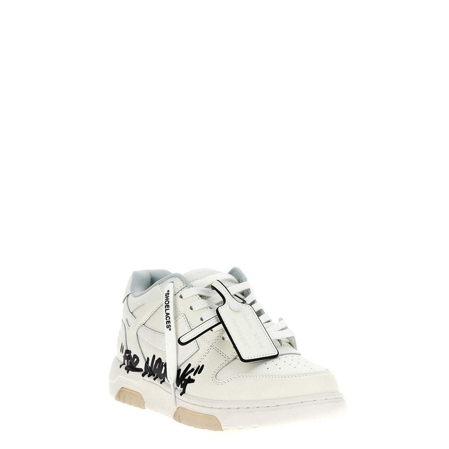 Off-White Bicolor Bovine Leather Sneakers