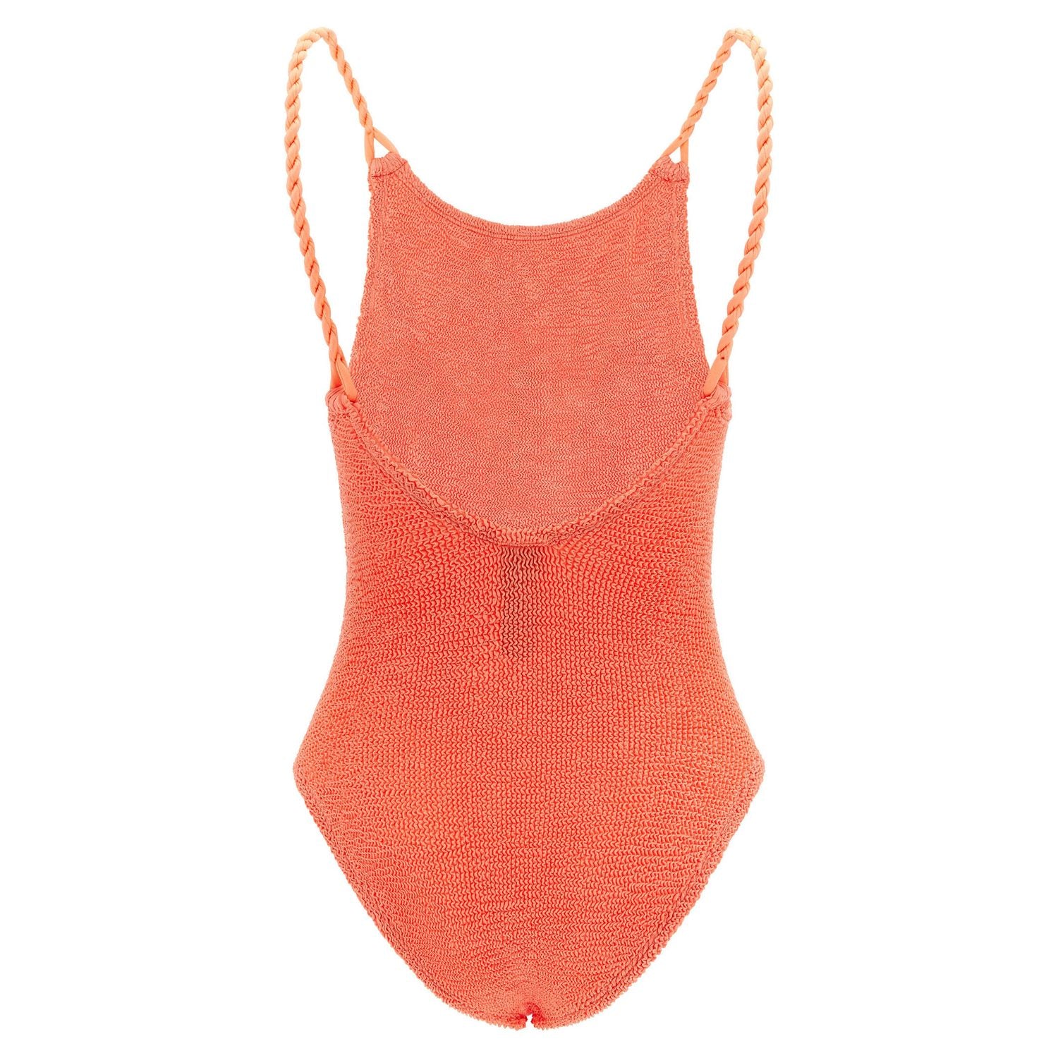 Hunza G Orange Polyamide One-Piece Swimsuit