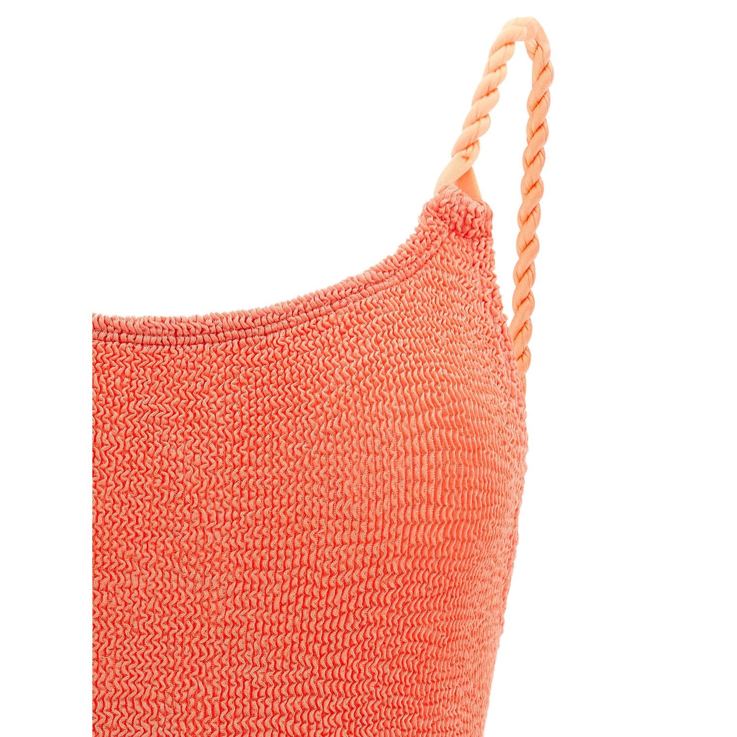 Hunza G Orange Polyamide One-Piece Swimsuit