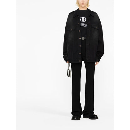 Balenciaga pinstripe straight-leg trousers