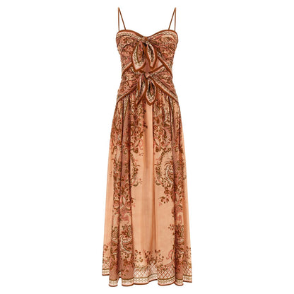 Zimmermann Multicolor Silk Midi Dress