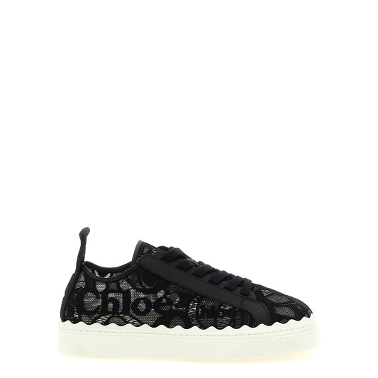 Chloé Black Polyamide Low Top Sneakers