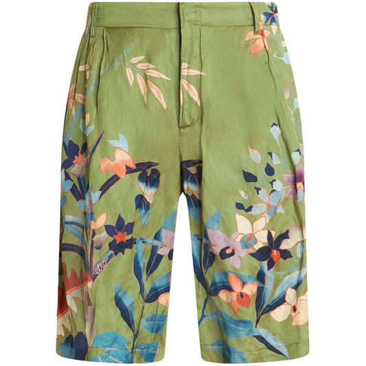 Etro Shorts Green