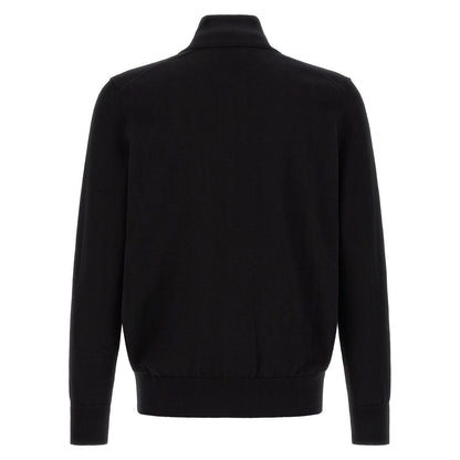 Hugo Boss Black Cotton Cardigan
