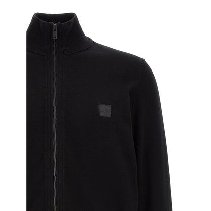Hugo Boss Black Cotton Cardigan