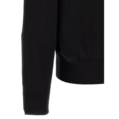Hugo Boss Black Cotton Cardigan