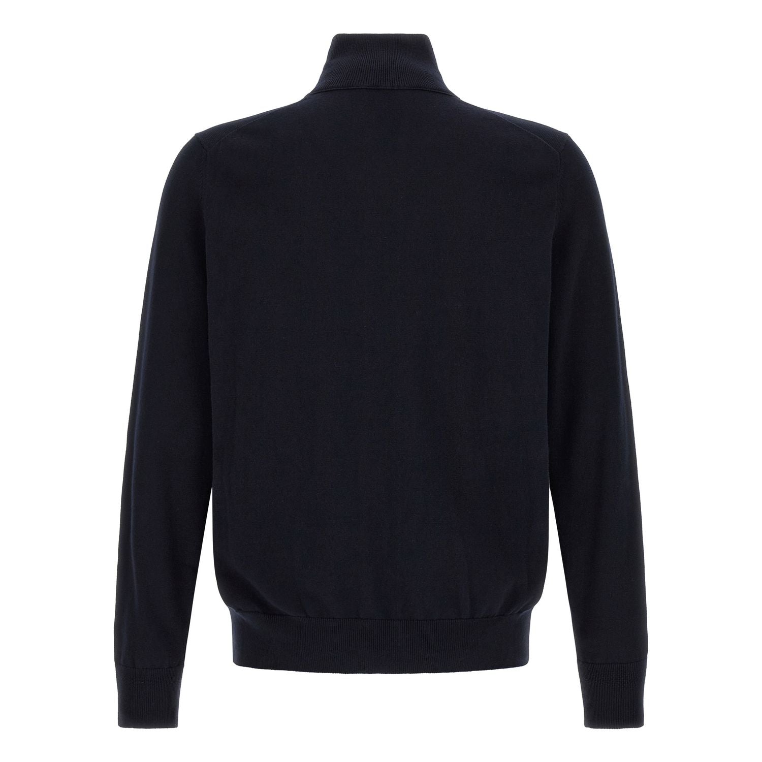 Hugo Boss Blue Cotton Cardigan