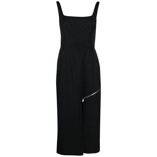 Alexander McQueen zip-embellished Midi Dress