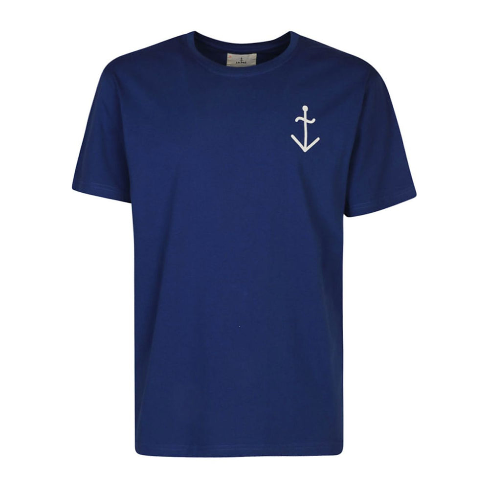 LA PAZ T-shirts and Polos Blue DANTASLOGOBLU/ECRU