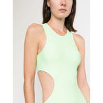 REINA OLGA Dresses Green FLIDRESSSOLIDNEONGREEN