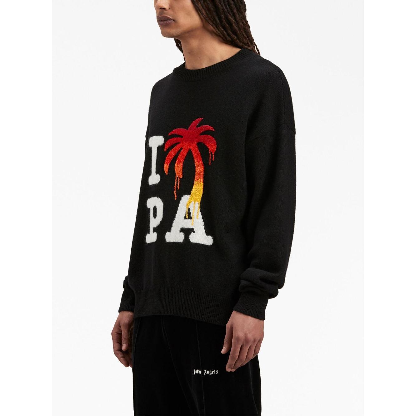 Palm Angels Sweaters Black PMHE054F23KNI0061025