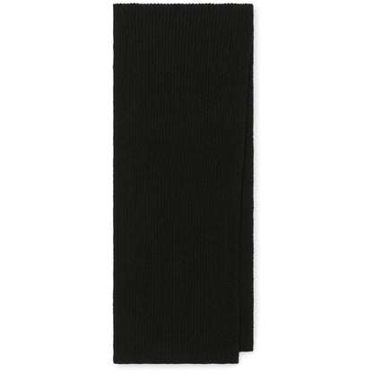 Dolce & Gabbana Fisherman’s rib cashmere scarf with DG logo Scarves Hats & Gloves