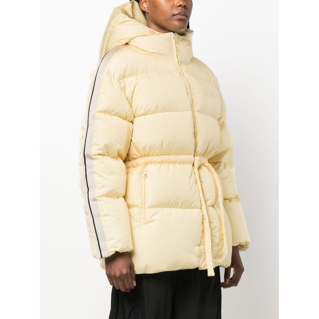 Palm Angels Coats Beige Jackets