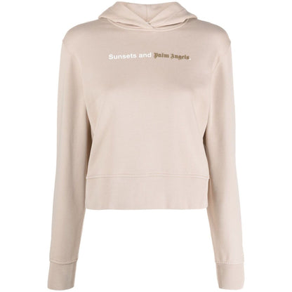 Palm Angels Sweaters Beige Topwear