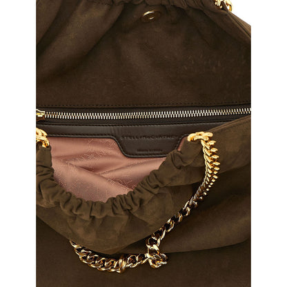 Stella McCartney Brown Polyester Shoulder Bag