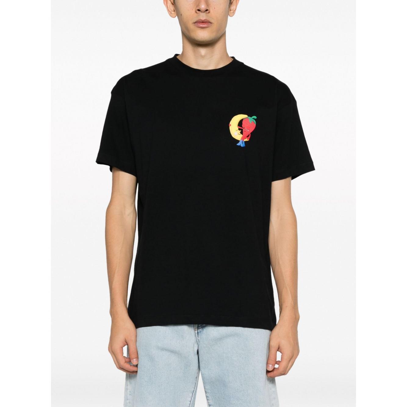 SKY HIGH FARM WORKWEAR T-shirts and Polos Black SHF04T031BLACK