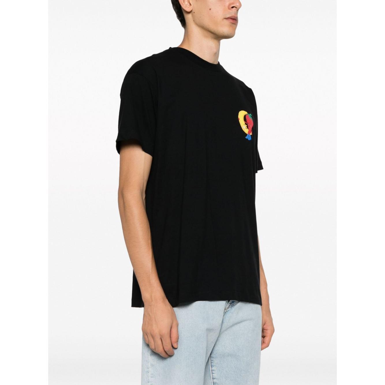 SKY HIGH FARM WORKWEAR T-shirts and Polos Black SHF04T031BLACK