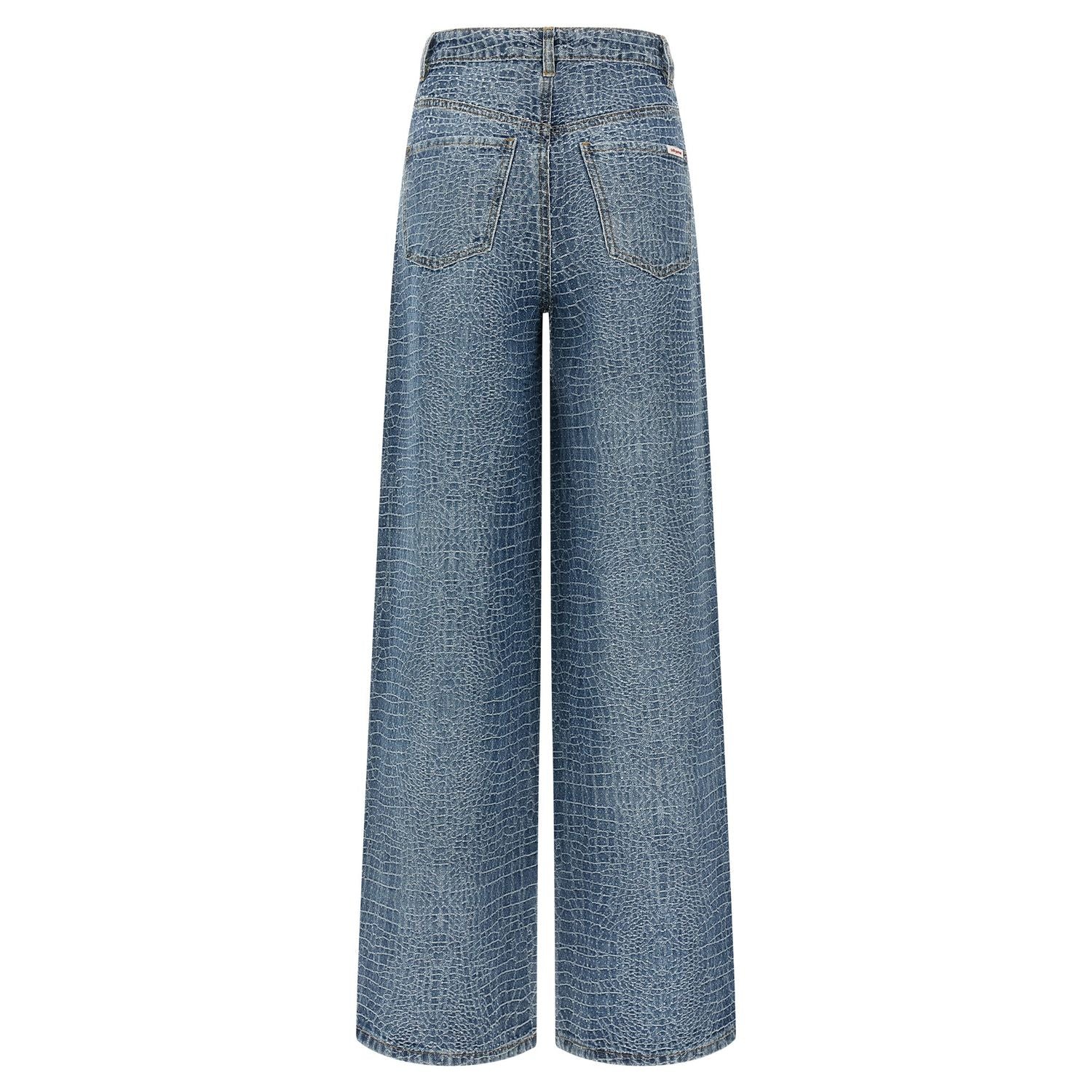 Self-Portrait Blue Cotton Jeans Denim