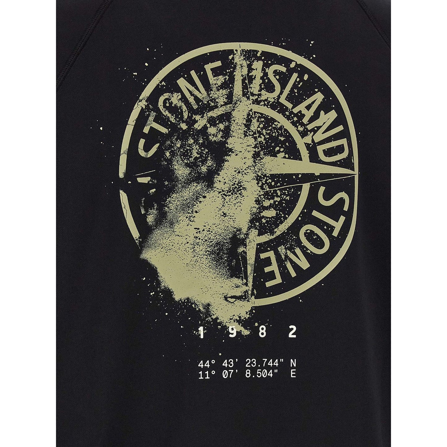 Stone Island Black Cotton Sweatshirt