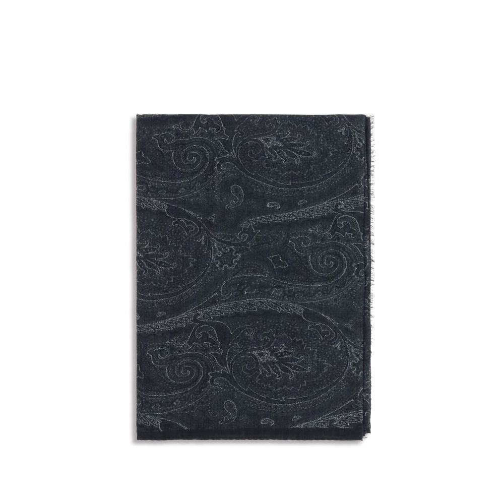 Etro Black Modal Scarf