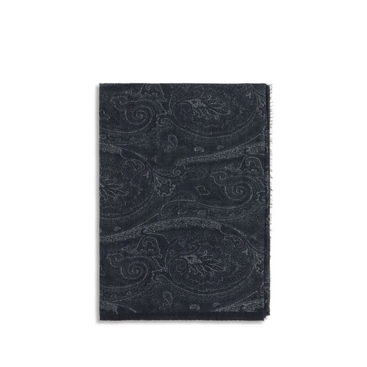 Etro Black Modal Scarf