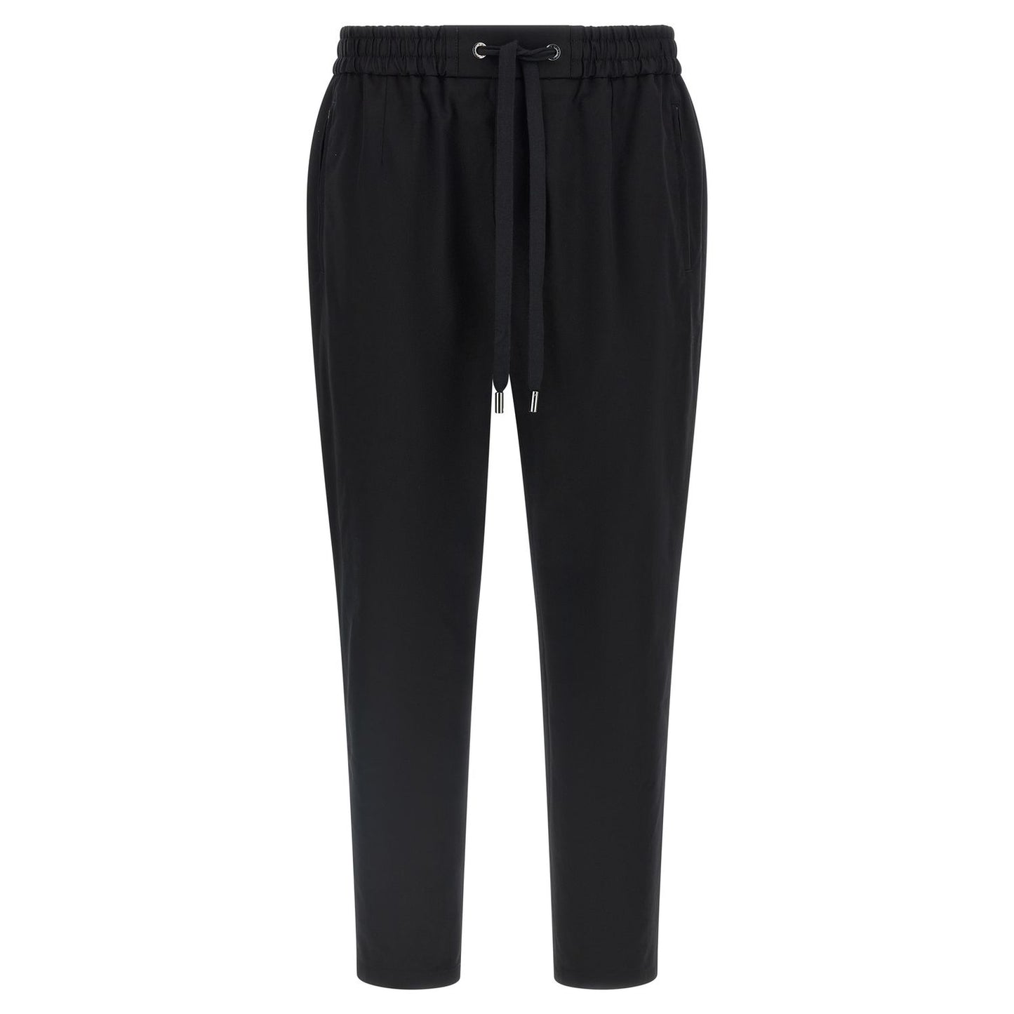 Dolce & Gabbana Black Cotton Casual Pants